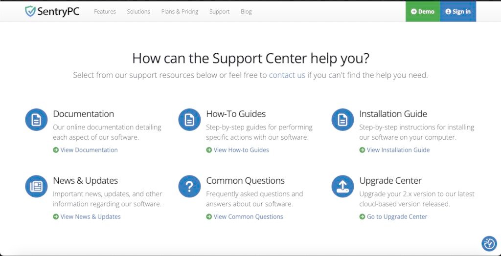 Support: How SentryPC Helps You When You Need It