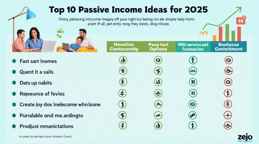 “Top 10 Passive Income Ideas for 2025